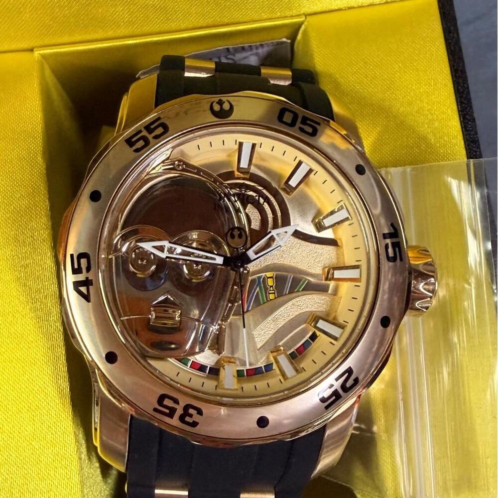 Invicta Men's Gold and Brown Watch